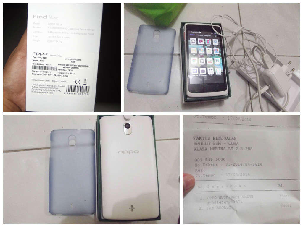 MASUK SINI JUAL OPPO R821 aka OPPO FIND MUSE R821 MULUS