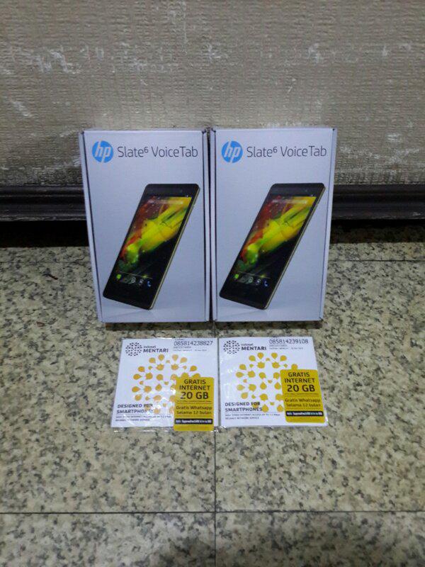 hp slate 6 new segel