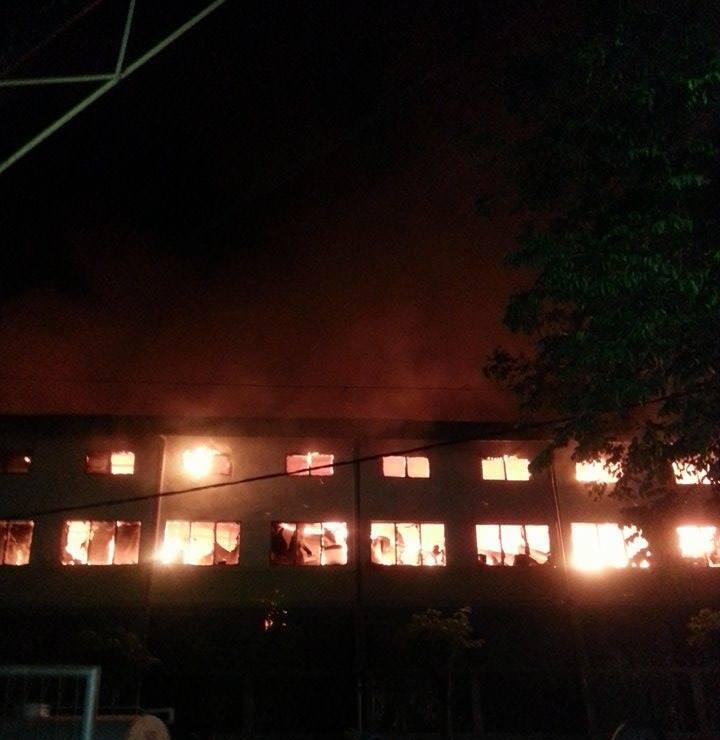 KEBAKARAN, Pabrik Gitar Kedua Terbesar Di Asia PT Cort Indonesia Kebakaran