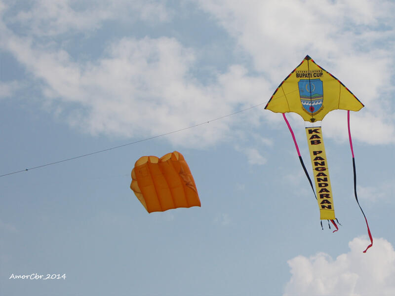 International Kite Festival 2014 at Pangandaran East Beach