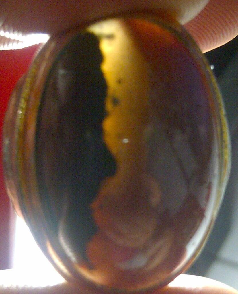 BATU GARUT PW GAMBAR SIWAJAH HITAM DARI SAMPING