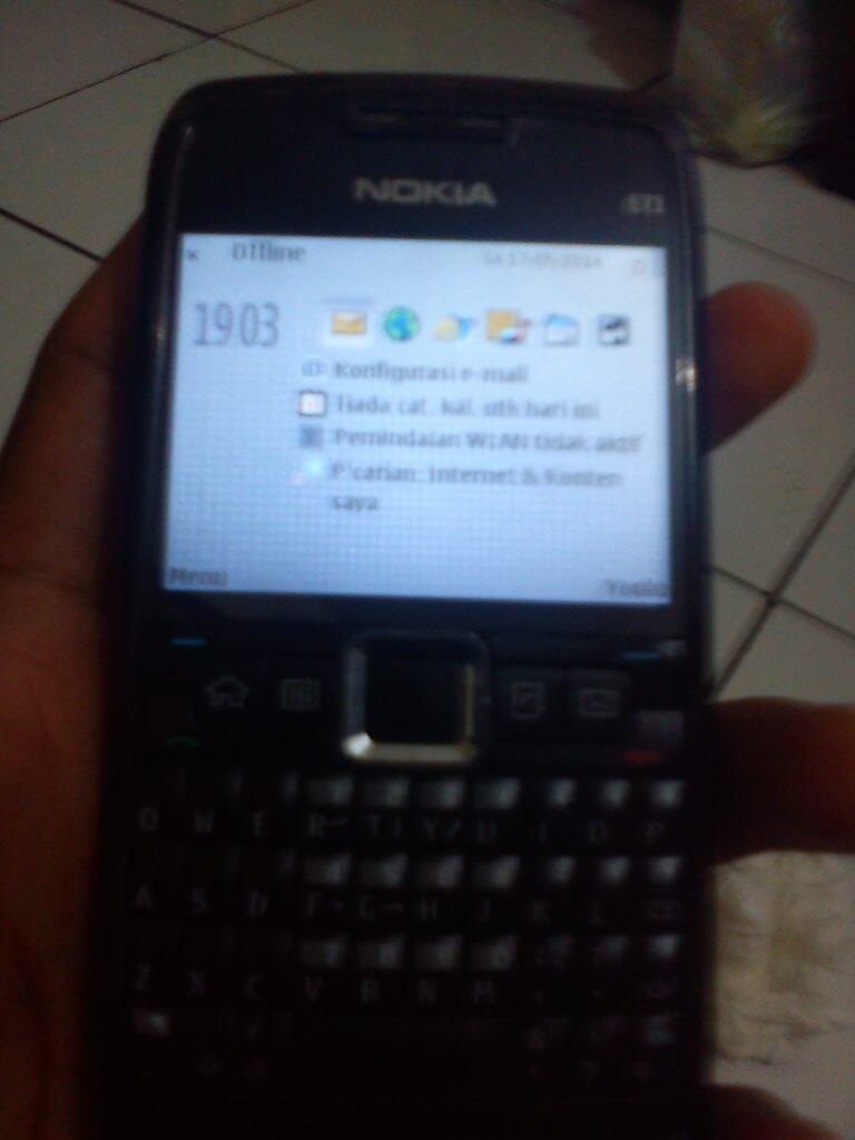 NOKIA E71 BLACK BATANGAN BANDUNG MURAH