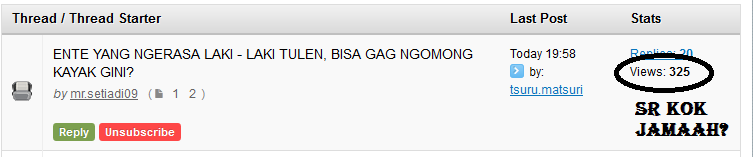 ENTE YANG NGERASA LAKI - LAKI TULEN, BISA GAG NGOMONG KAYAK GINI?