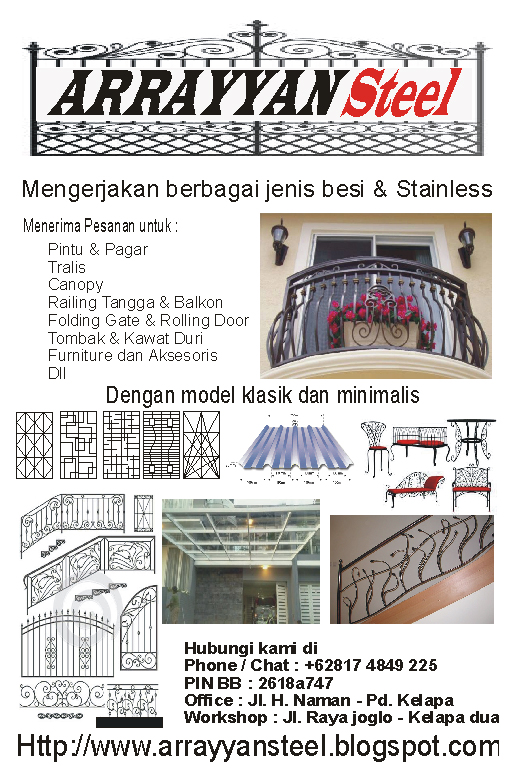 Mengerjakan Pembuatan Pintu, Pagar, Tralis, DLL