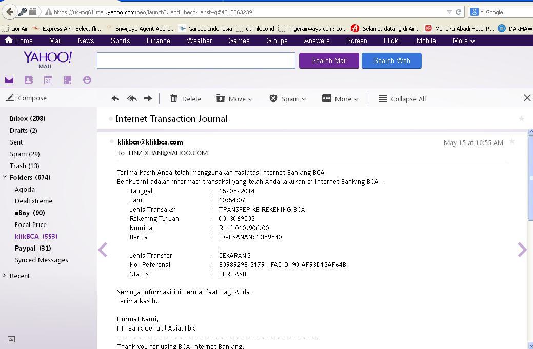 SP pertamaku, buat Bhinneka