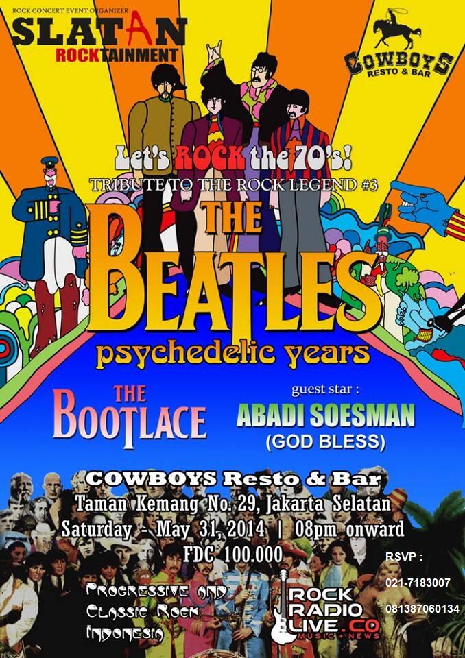 Let's ROCK the 70's! Tribute to the Rock Legend #3 - THE BEATLES (psychedelic years)
