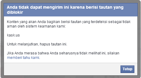 &#91;INFO&#93;Fesbuk tidak suka KasKus