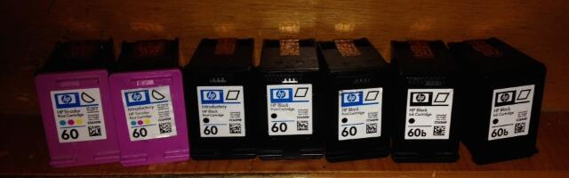 Cartridge Kosong Tinta HP 60 dan 60b