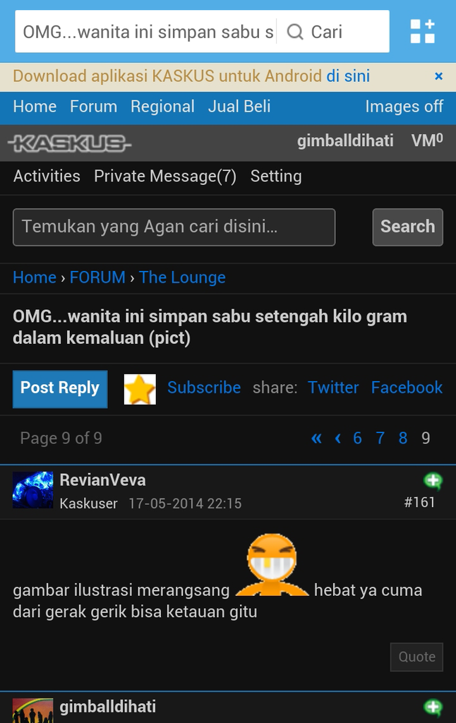 ada yg aneh dengan background kaskus