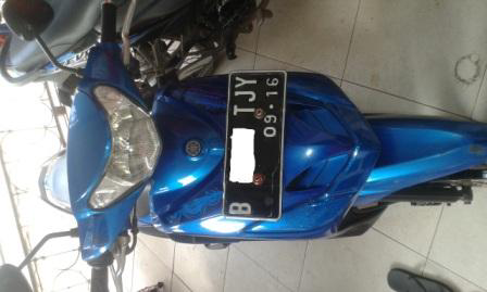 dijual mio sporty biru 2011 bln 9