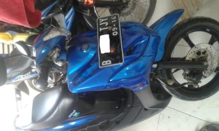 dijual mio sporty biru 2011 bln 9