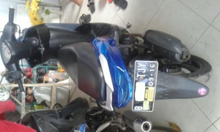dijual mio sporty biru 2011 bln 9