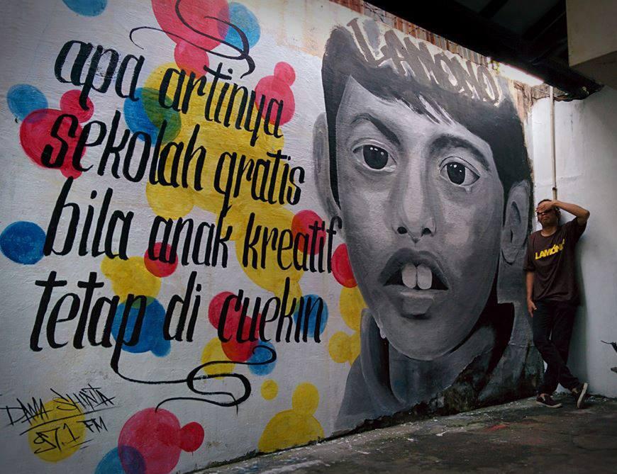Mural di jalanan yang penuh Makna 