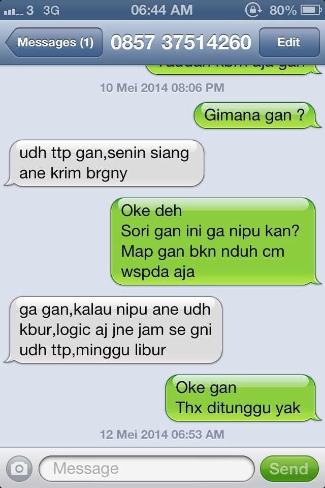 Waspada Penipu a.n tooruoshop