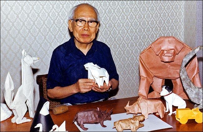Akira Yoshizawa, grandmaster origami dari Jepang