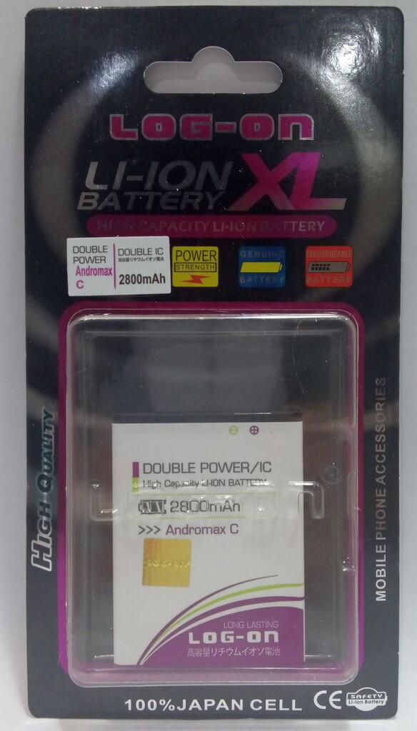 Battere Double Power + Double IC, untuk Samsung, Nokia, Andromax, OPPO, Sony, Advan,