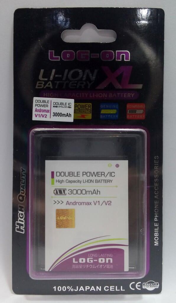 Battere Double Power + Double IC, untuk Samsung, Nokia, Andromax, OPPO, Sony, Advan,