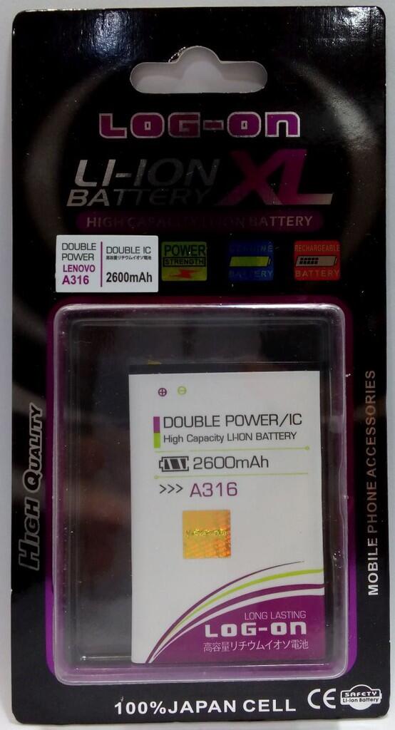 Battere Double Power + Double IC, untuk Samsung, Nokia, Andromax, OPPO, Sony, Advan,