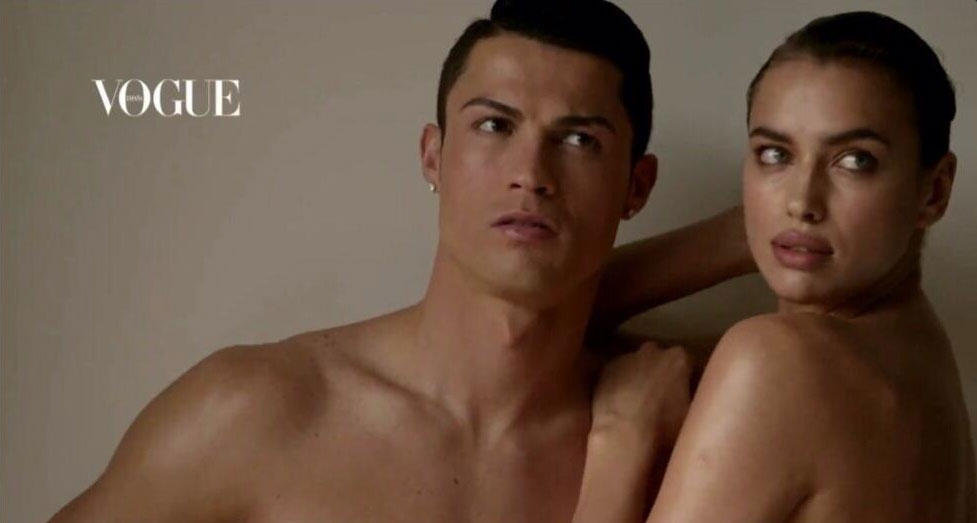 Woow!! Wow, Ronaldo dan Irina Shayk Tampil Polos di Depan Kamera 