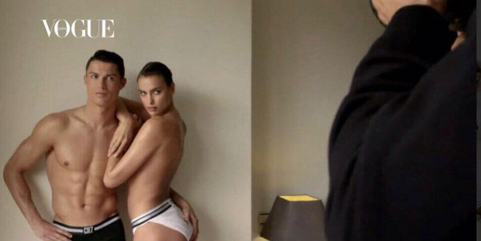 Woow!! Wow, Ronaldo dan Irina Shayk Tampil Polos di Depan Kamera 