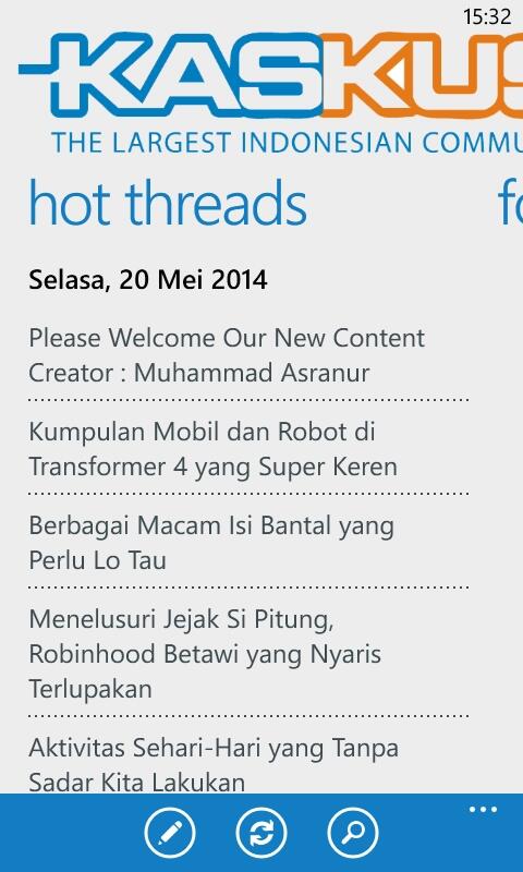 Kaskus untuk Windows Phone 8