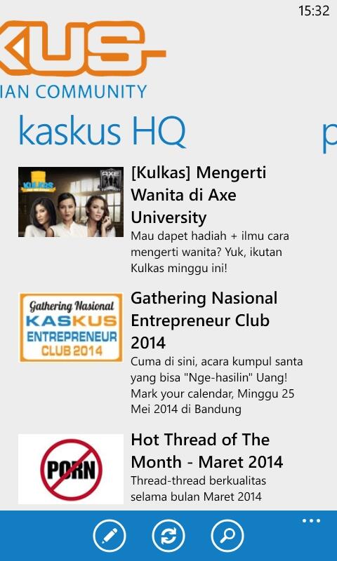 Kaskus untuk Windows Phone 8