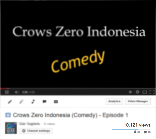 &#91;Short Film&#93; Crows Zero Indonesia Comedy - Episode 1