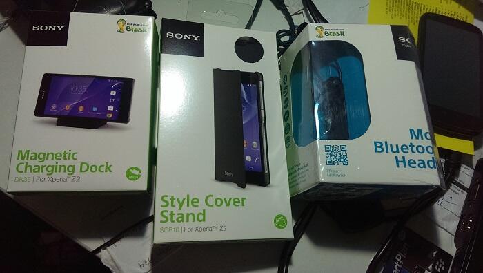 Magnetic dock, style cover stand for Sony XPERIA Z2, Sony bluetooth headset