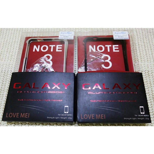WTB LOVE MEI BUMPER METAL NOTE 3