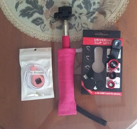 Tongsis/Monopod, Powerbank dan aksesoris