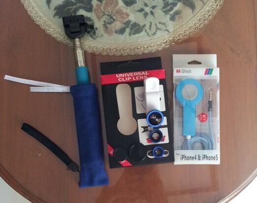 Tongsis/Monopod, Powerbank dan aksesoris