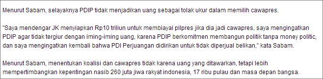 Harta Rp 315 Miliar, Jusuf Kalla Mahar ke Jokowi Rp 10 Triliun