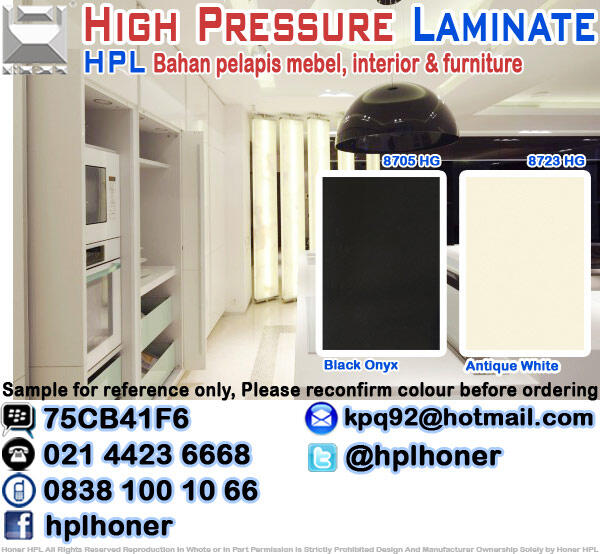 - HPL - High Pressure Laminate - 