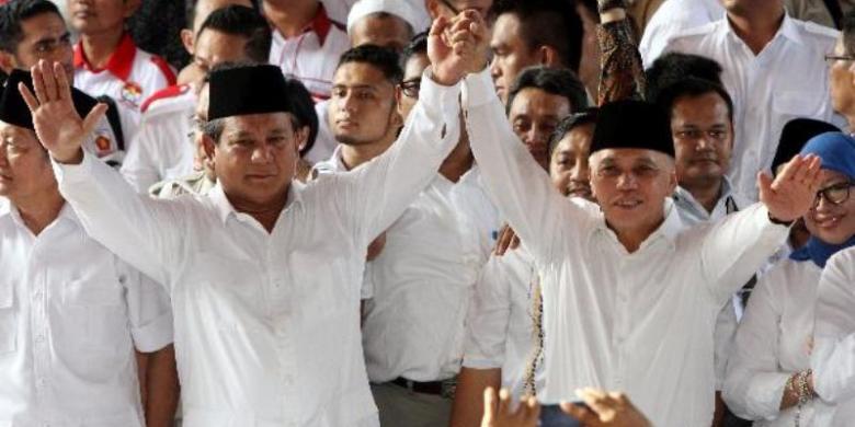 &#91; Tidak bersepeda &#93; Mendaftar, Prabowo-Hatta Akan Jalan Kaki ke KPU