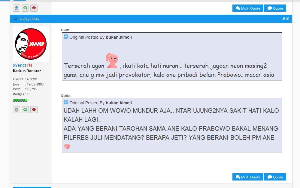 ADA YG ANEH DI FORUM CAPRES INI, PENDUKUNG PRABOWO WAJIB TAU