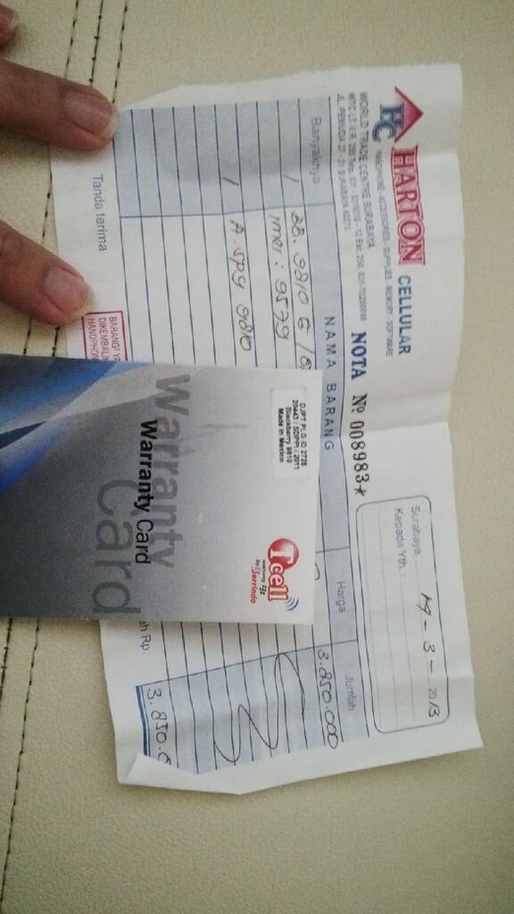 DIJUAL TORCH 2 9810 FULL SET KONDISI 100 % MULUS, GARANSI PANJANG