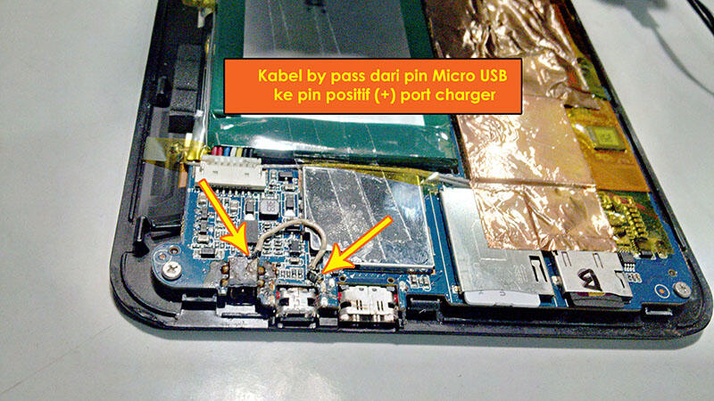 DIY: Modifikasi Port Micro USB Menjadi Port Charger Smartfren Androtab 7