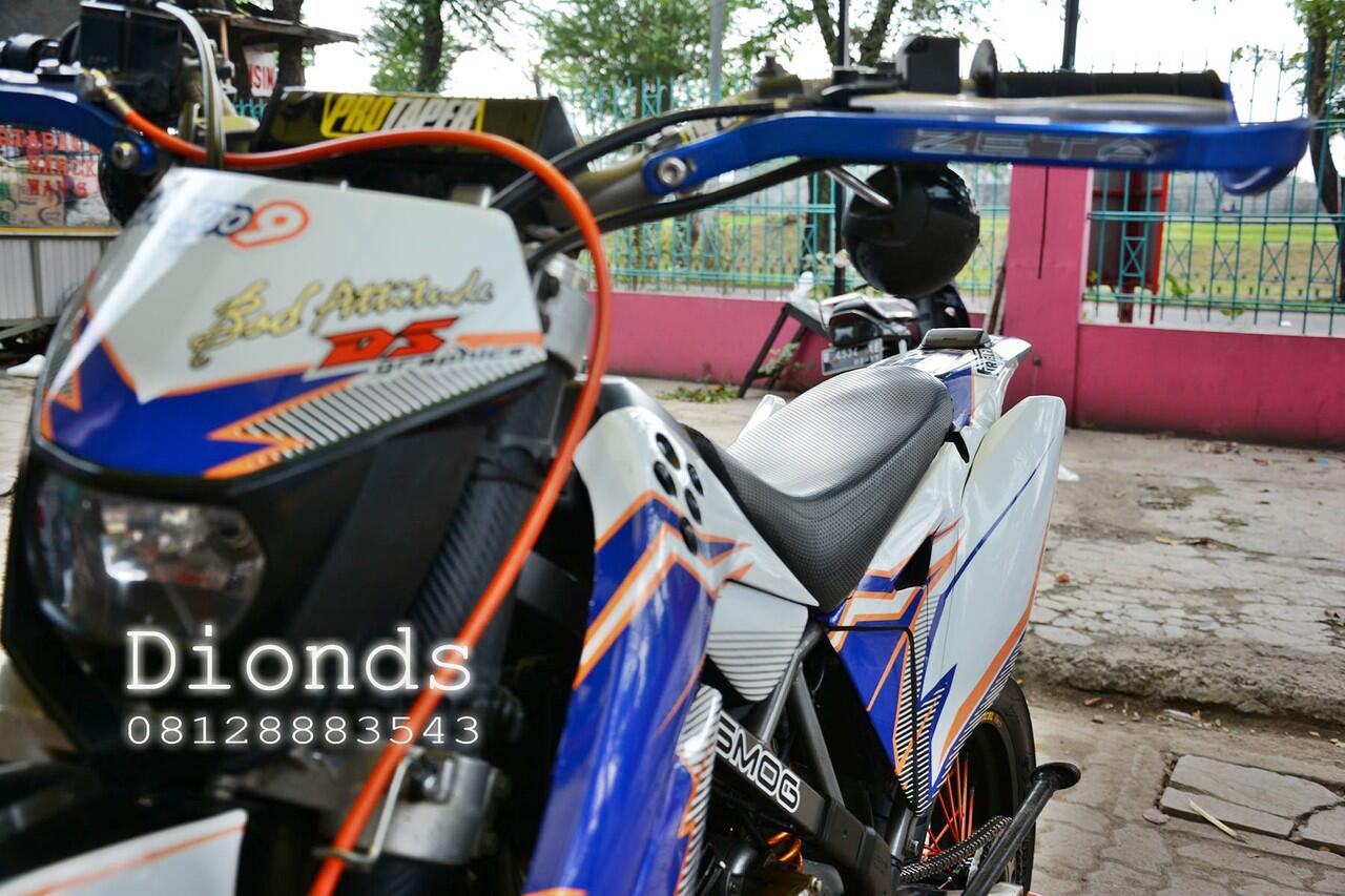 Terjual DIJUAL KLX DTRACKER 150 MODIF  KASKUS