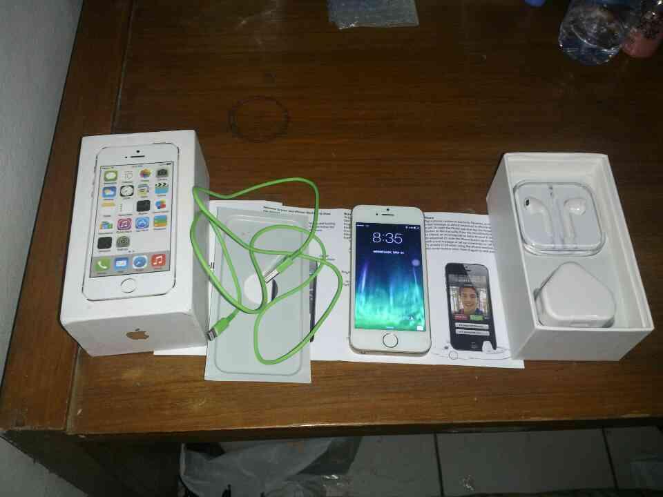 jual iPhone 5s gold 16gb replika second murah fullset