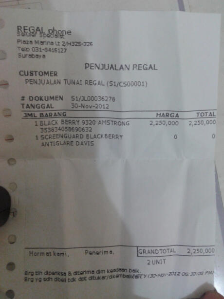 BB Amstrong 9320 Hitam Masih Garansi COD Surabaya Ketintang