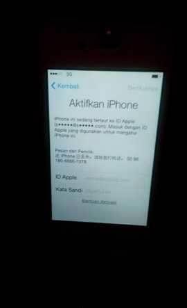 iphone 4s 32gb batangan perfect MURAH MERIAH lock icloud