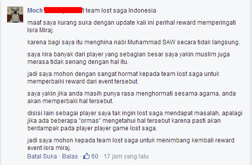 GemSejuk* LostSaga Lecehkan ISLAM?