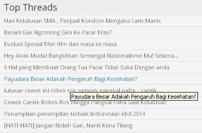 HT New Kaskus Tambah Parah? Apa gak ada saringan?