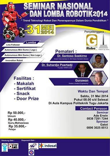 &#91;Info Lomba Robotic&#93; Jakarta Selatan dan Sekitarnya