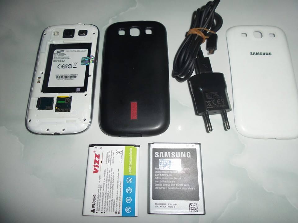samsung galaxy s3 i9300 putih mulus normal nego segel utuh resmi