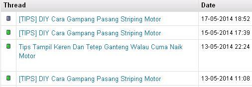 &#91;TIPS&#93; DIY Cara Gampang Pasang Striping Motor