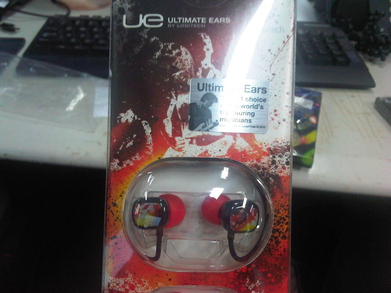 Logitech Ultimate Ears UE 100 Noise-Isolating Earphones