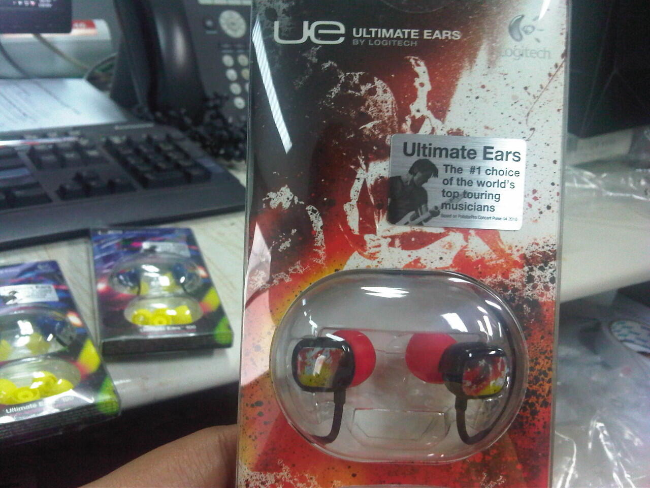 Logitech Ultimate Ears UE 100 Noise-Isolating Earphones