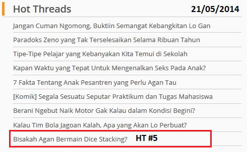 (Dice Stacking) Bisakah Agan Memainkan Permainan Ini ?