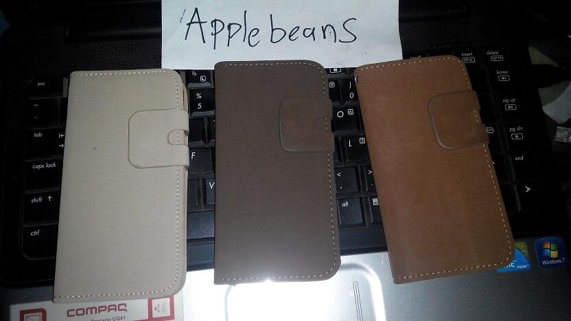 Case Iphone leather/kulit for 5S,free screen guard